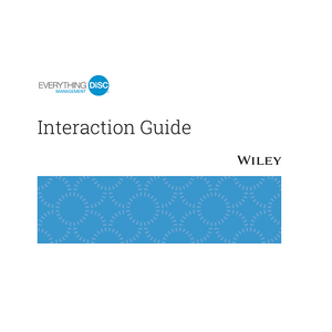 Everything DiSC® Management Interaction Guides (Pack of 25)