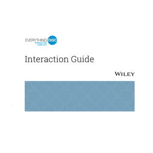 Everything DiSC® Productive Conflict Interaction Guide (Set of 25)