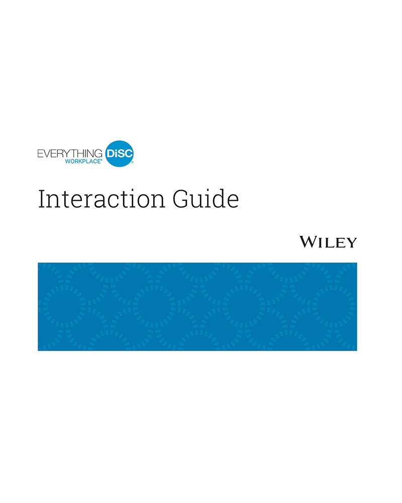 Everything DiSC® Workplace Interaction Guides (Pack of 25)