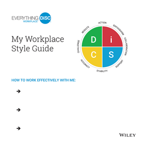 Everything DiSC® Workplace Style Guides (Pack of 25)
