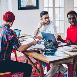 Team work on group Project