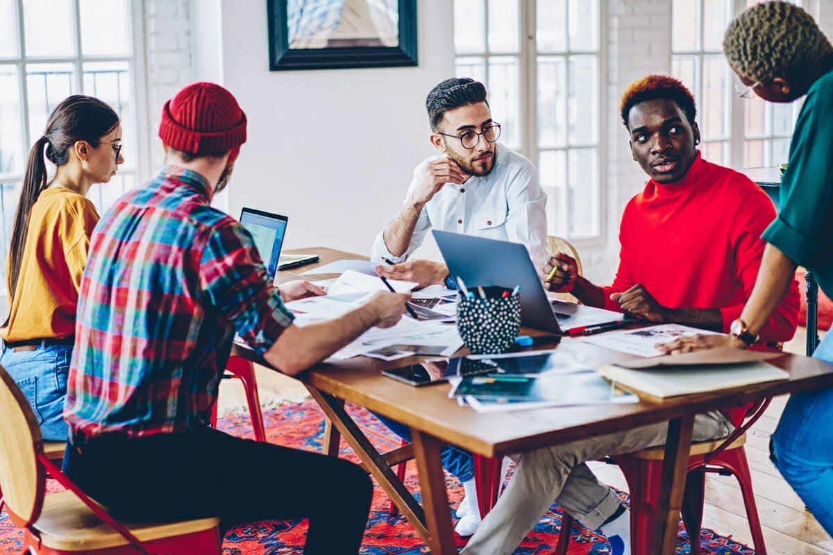 Team work on group Project