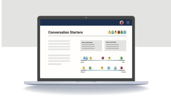 Conversation Starters Laptop Access