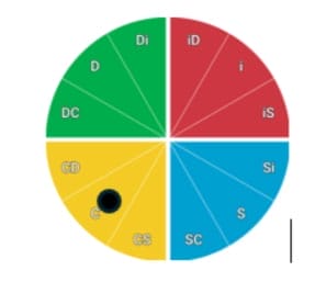 C Style Personality Chart