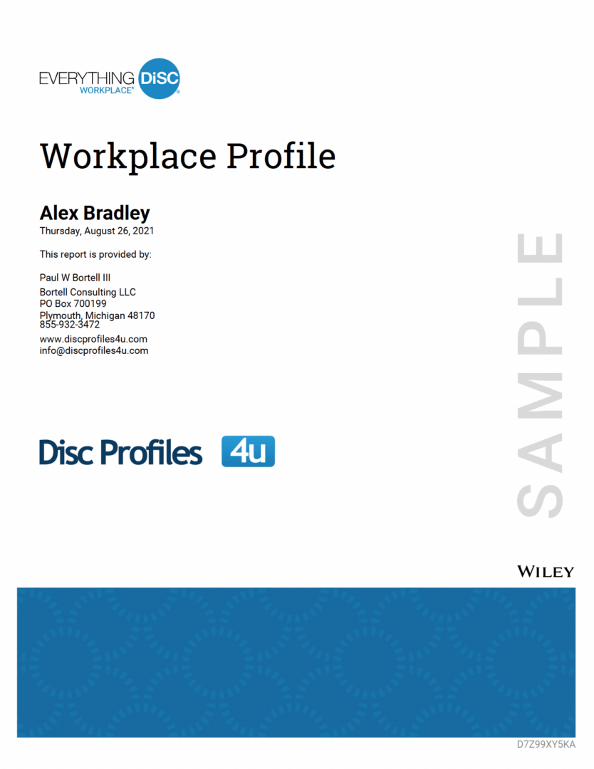 Everything DiSC® Workplace Profile
